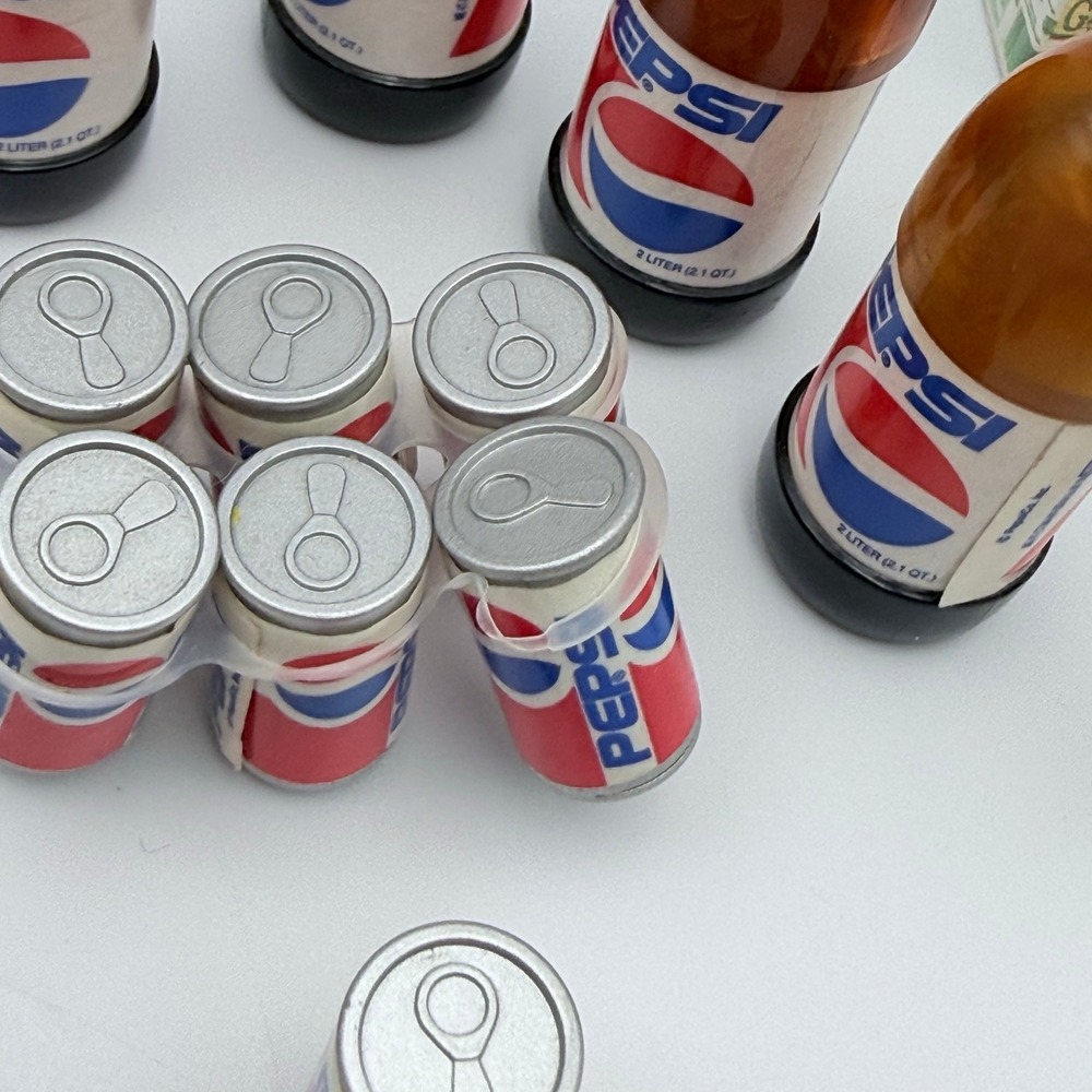 Vintage Miniature Food Lot Pepsi Wonder Bread Lays Tropicana Dollhouse 50+ Pc - Picture 6 of 12